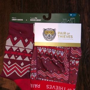Men’s Pair of Thieves Boxer Brief/Crew Soc…
